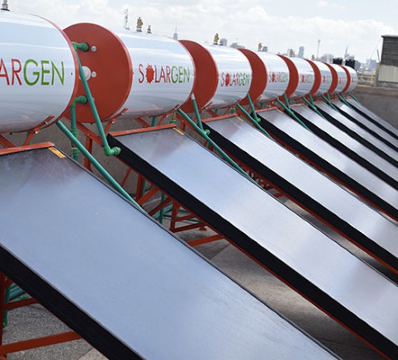 Solar Water Heater installation